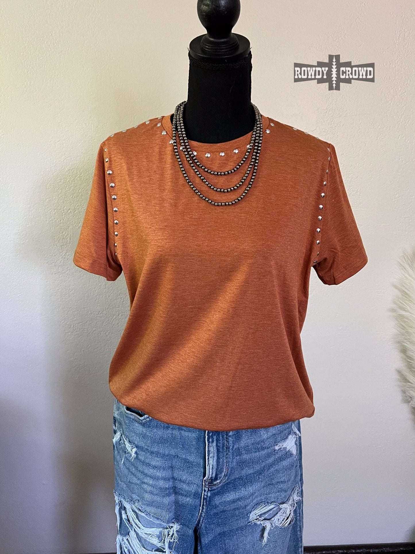 RUST- Starry Stud Tee