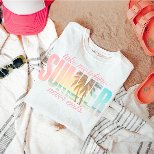 Summer Never Ends Graphic Tee